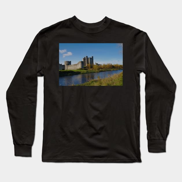 medieval Trim Castle Long Sleeve T-Shirt by declancarr